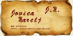 Jovica Marelj vizit kartica